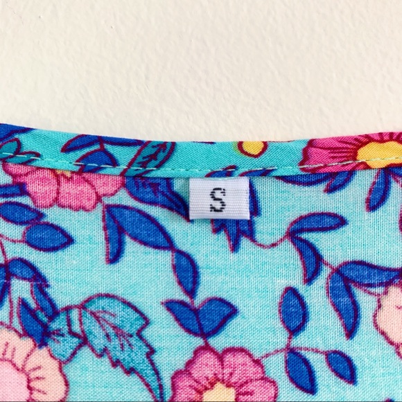 Bright & Colorful Wrap Dress - Picture 6 of 6